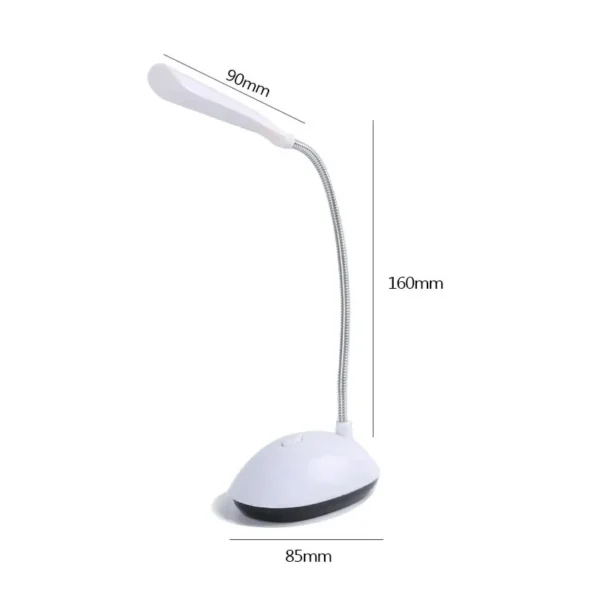 1Pc LED Folding Table Lamp Reading Light AAA Battery Powered Eye Protection Night Lamp Bedroom Bedside Study Lighting Desk Light - Image 6