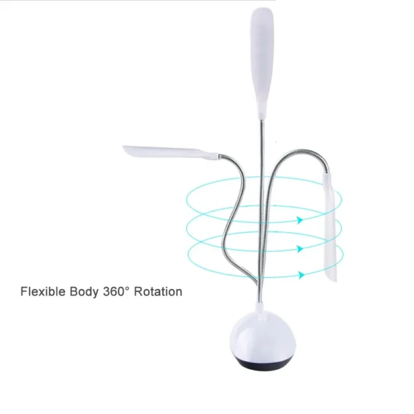 LED Desk Light Eye Protection Reading Lamp AAA Battery Powered Lamp Folding Creative Night Light For Reading Studying Bedroom - Image 5
