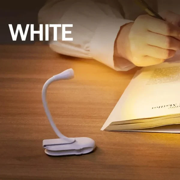 Portable LED Book Lamp Reading Small Table Lamps Eye Protection 3 Colors for Bedroom Study Bedside Student Book clip Night Light - Image 32