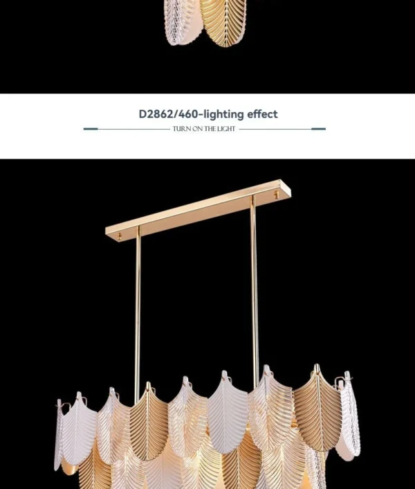 Luxury LED Crystal Chandelier - Ceiling Light for Living Room, Bedroom, Dining Room | Retro Modern Pendant Lighting Fixture - Image 22