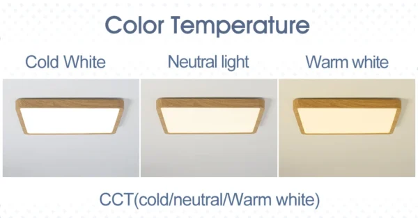 MARPOU 2.4cm Ultra thin led ceiling light Square Wood Grain ceiling lamps for living room 220V 110V led lights for room Bedroom - Image 9
