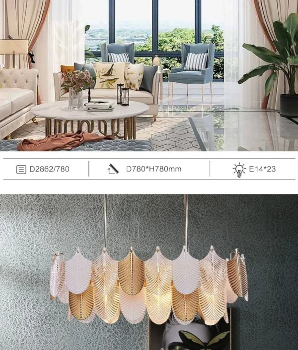 Luxury LED Crystal Chandelier - Ceiling Light for Living Room, Bedroom, Dining Room | Retro Modern Pendant Lighting Fixture - Image 16