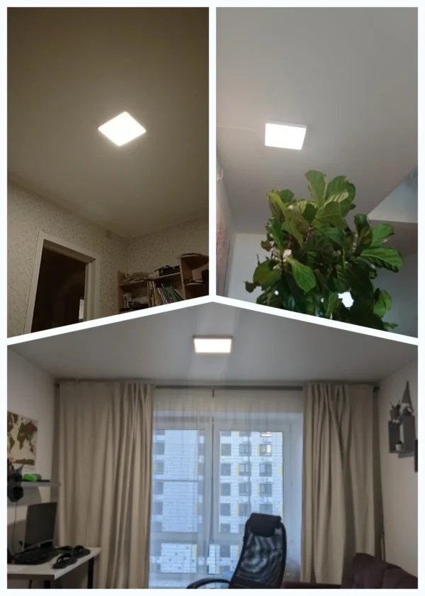 MARPOU 2.4cm Ultra thin led ceiling light Square Wood Grain ceiling lamps for living room 220V 110V led lights for room Bedroom - Image 14