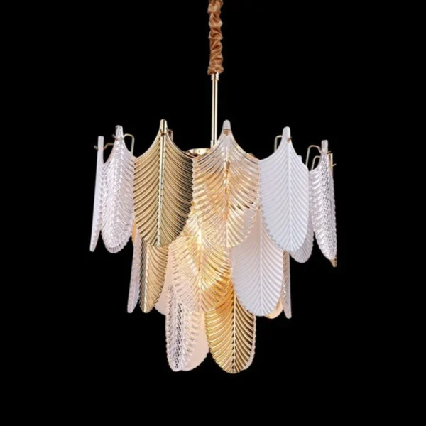 Luxury LED Crystal Chandelier - Ceiling Light for Living Room, Bedroom, Dining Room | Retro Modern Pendant Lighting Fixture - Image 7