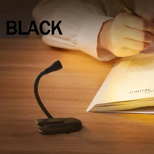 Portable LED Book Lamp Reading Small Table Lamps Eye Protection 3 Colors for Bedroom Study Bedside Student Book clip Night Light - Image 33