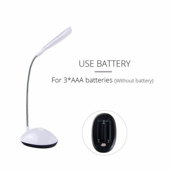 LED Desk Light Eye Protection Reading Lamp AAA Battery Powered Lamp Folding Creative Night Light For Reading Studying Bedroom - Image 10