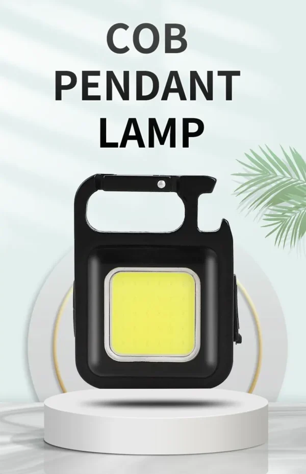 Super Bright Mini COB Keychain Portable light Flashlight Portable Lamp with Magnet USB Charging Waterproof Lighting Camping Lamp - Image 10