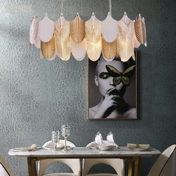 Luxury LED Crystal Chandelier - Ceiling Light for Living Room, Bedroom, Dining Room | Retro Modern Pendant Lighting Fixture - Image 5