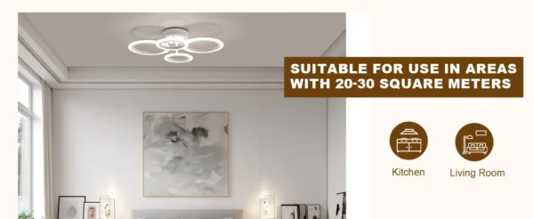 Modern Led Ceiling Light Ceiling Lamp Led Chandelier Suitable For Bedrooms Living Rooms Kitchen Dining Lighting Decor - Image 7