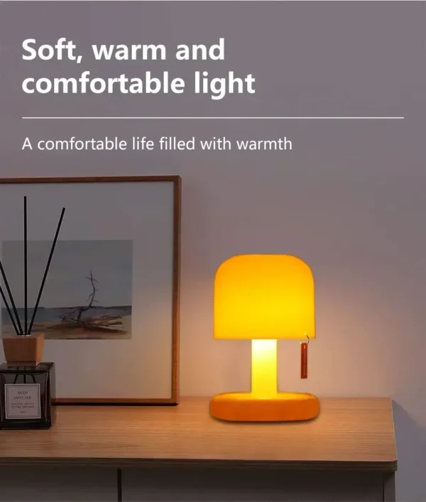 Mini Sunset Night Lamp Desktop Creative USB Rechargeable Ins Mushroom Style Led Night Light for Coffee Bar Home Decor Bedroom - Image 9