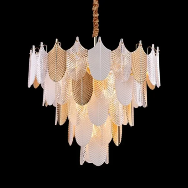 Luxury LED Crystal Chandelier - Ceiling Light for Living Room, Bedroom, Dining Room | Retro Modern Pendant Lighting Fixture - Image 9
