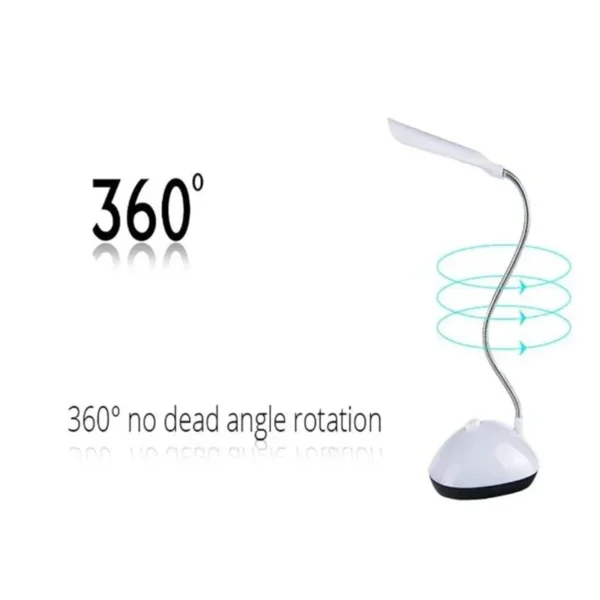 1Pc LED Folding Table Lamp Reading Light AAA Battery Powered Eye Protection Night Lamp Bedroom Bedside Study Lighting Desk Light - Image 4