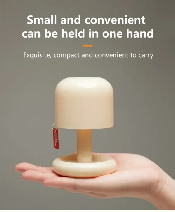 Mini Sunset Night Lamp Desktop Creative USB Rechargeable Ins Mushroom Style Led Night Light for Coffee Bar Home Decor Bedroom - Image 15