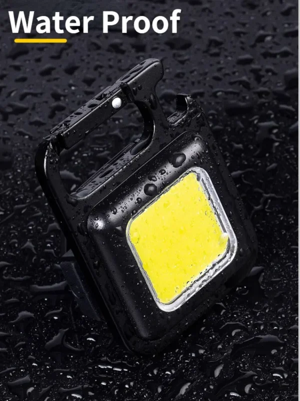 Super Bright Mini COB Keychain Portable light Flashlight Portable Lamp with Magnet USB Charging Waterproof Lighting Camping Lamp - Image 17