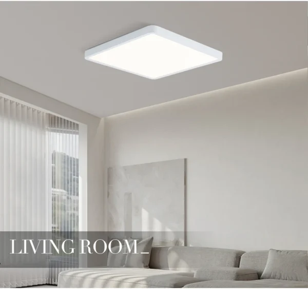 MARPOU 2.4cm Ultra thin led ceiling light Square Wood Grain ceiling lamps for living room 220V 110V led lights for room Bedroom - Image 18