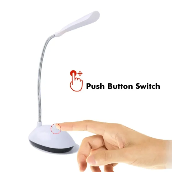 LED Desk Light Eye Protection Reading Lamp AAA Battery Powered Lamp Folding Creative Night Light For Reading Studying Bedroom - Image 3