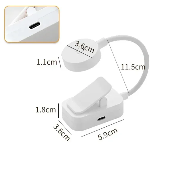 Portable LED Book Lamp Reading Small Table Lamps Eye Protection 3 Colors for Bedroom Study Bedside Student Book clip Night Light - Image 7