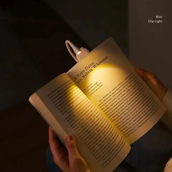 Portable LED Book Lamp Reading Small Table Lamps Eye Protection 3 Colors for Bedroom Study Bedside Student Book clip Night Light - Image 26